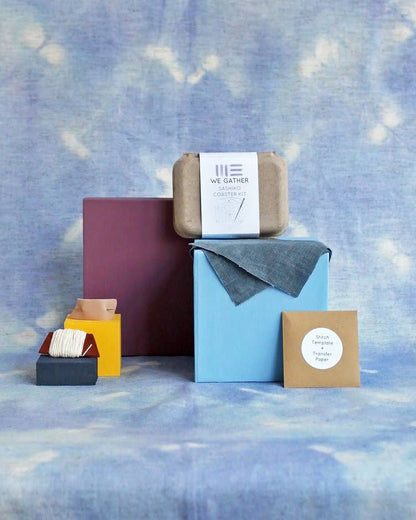 Sashiko Coaster Kit by WE GATHER