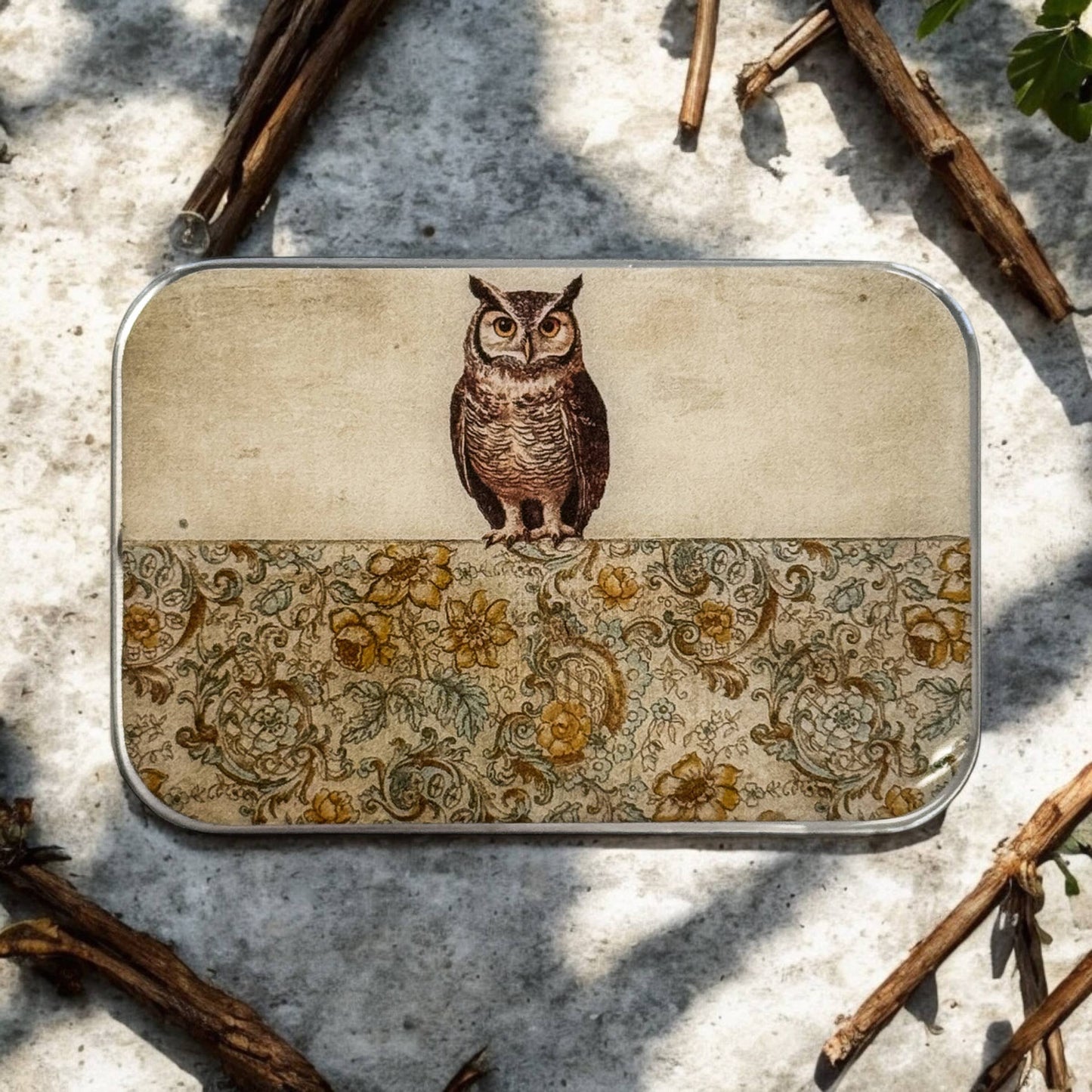 Owl Notions Tin from Firefly Notes