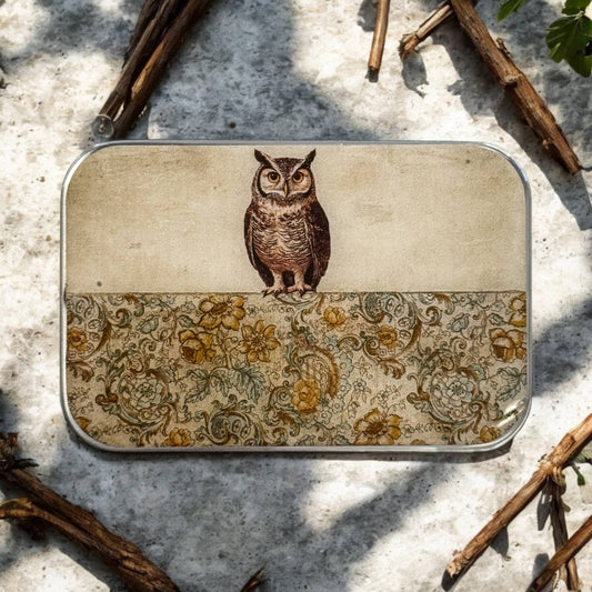 Owl Notions Tin from Firefly Notes