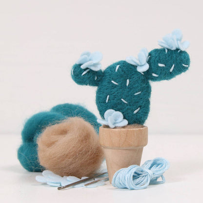 Prickly Pear Needle Felting Kit by Benzie Design