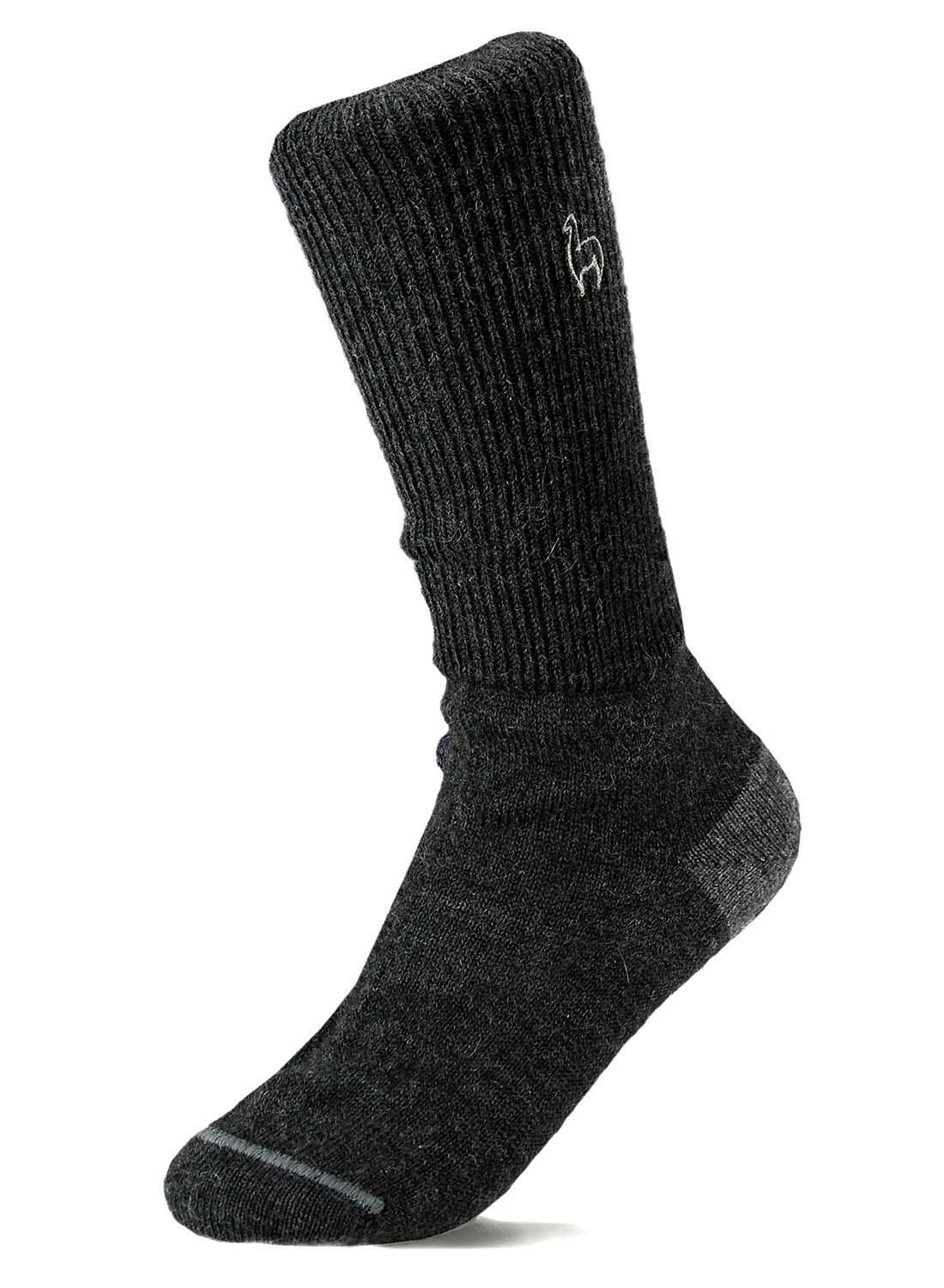 Business Black Alpaca Socks by Shupaca Alpaca