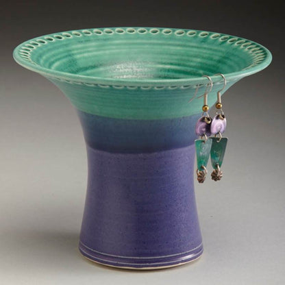 Earring Holder - Handmade Stoneware by Barb Lund