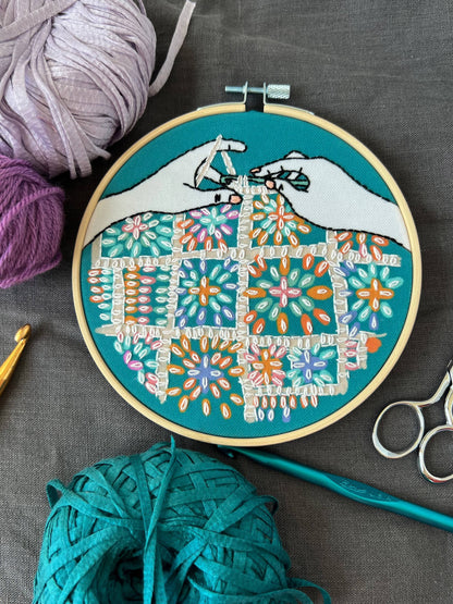 Crochet Embroidery Kit by Rikrack