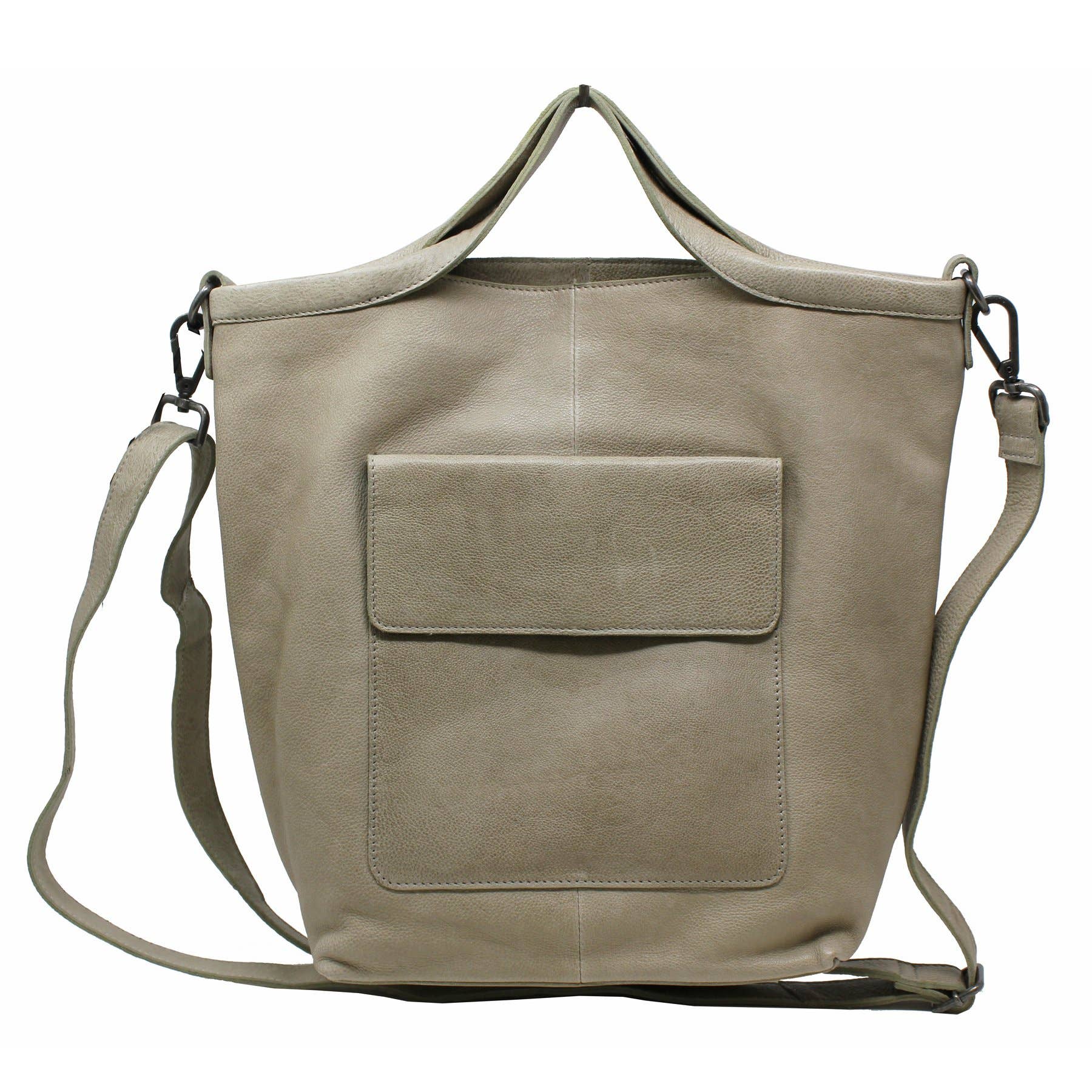 Bianca Handcrafted Leather Tote/Crossbody Bag by Latico Leathers - Maine Yarn & Fiber Supply