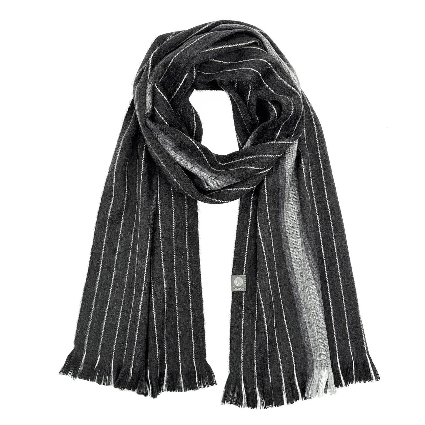 Alpaca Scarf in Black Pearl from Shupaca Alpaca