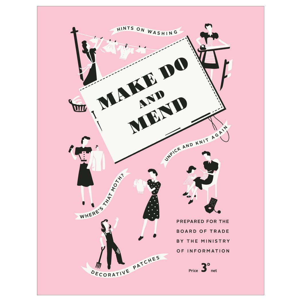 Make Do and Mend Magnet by Fridgedoor