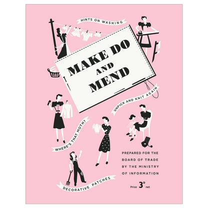 Make Do and Mend Magnet by Fridgedoor