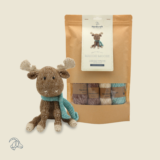 Maddie Moose Knitting Kit from Hardicraft