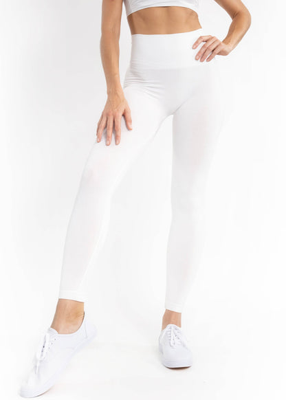 High-Waist Full Length Leggings by Elietian