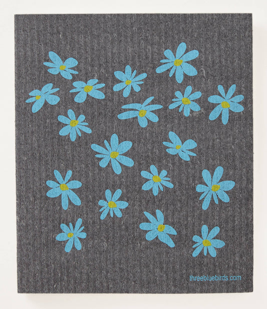 Perky Posies - Swedish Dishcloths by Three Blue Birds