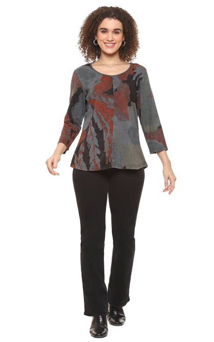 Hadley Top in Charcoal by Parsley & Sage