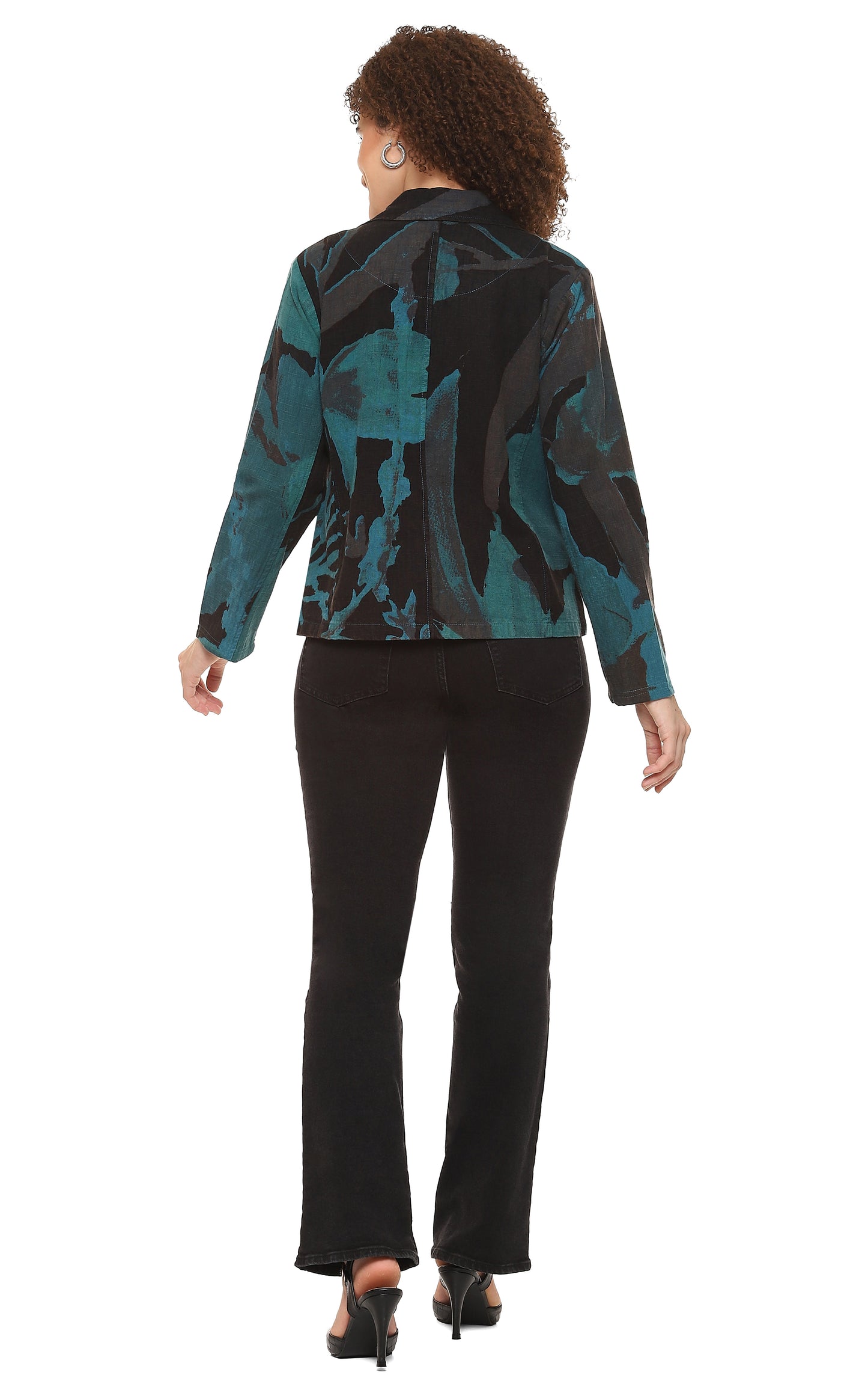 Hadley Jacket in Turquoise by Parsley & Sage