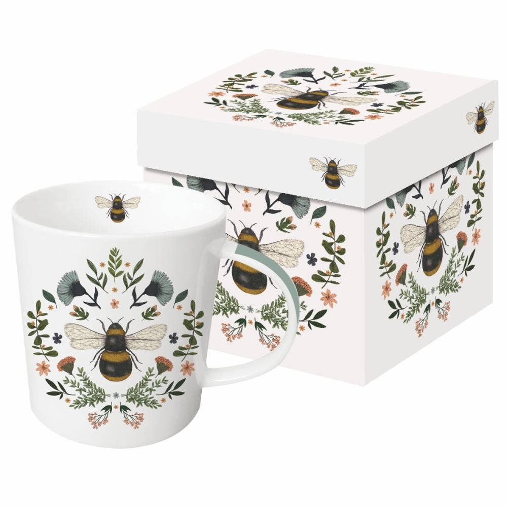 Secret Bee - Mug in Gift Box from Paperproducts Design • Ambiente - Maine Yarn & Fiber Supply