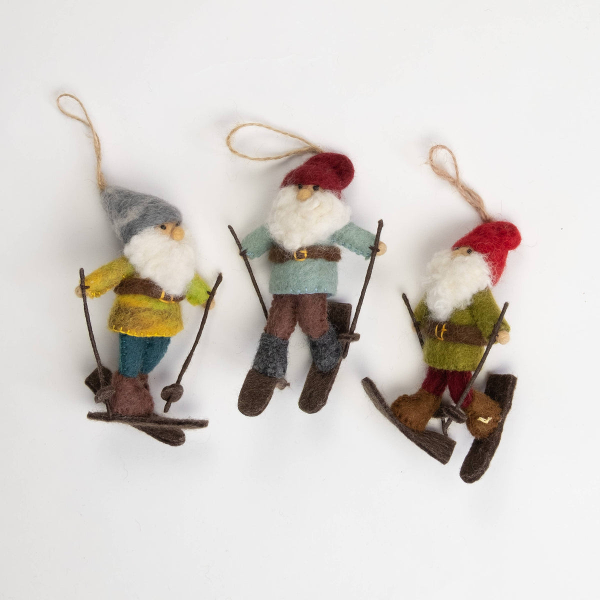 Assorted Gnome on Skis Ornament from The Winding Road