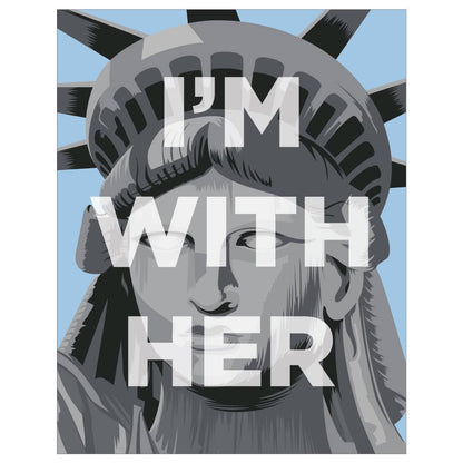 I'm With Her Statue of Liberty Magnet by Fridgedoor