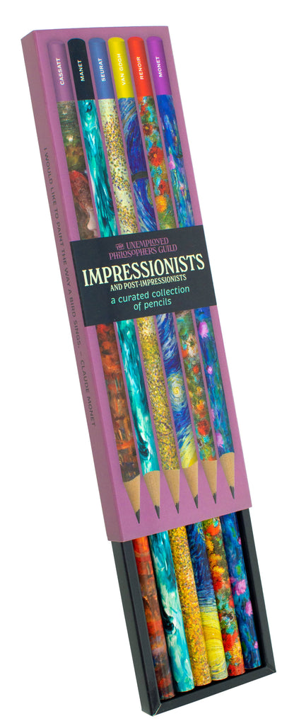 Impressionists Pencil Set from The Unemployed Philosophers Guild