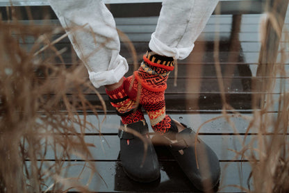 Save 20% - Fire Cotton Crew Socks by Solmate Socks - Maine Yarn & Fiber Supply