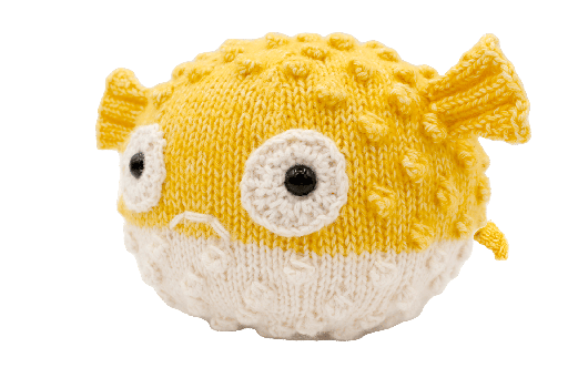 Bart Blowfish Knitting Kit from Hardicraft