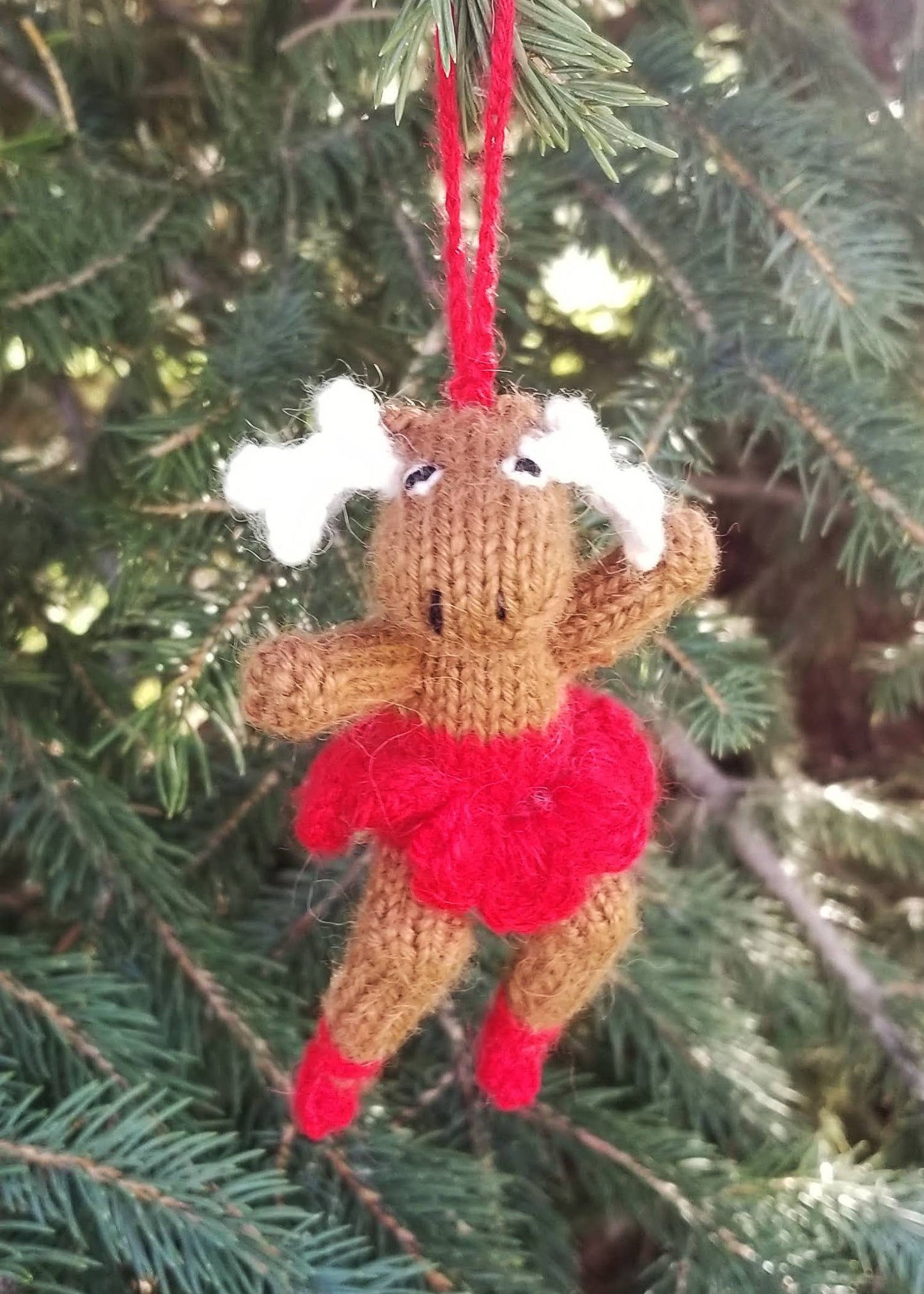 Dancing Moose Ornament