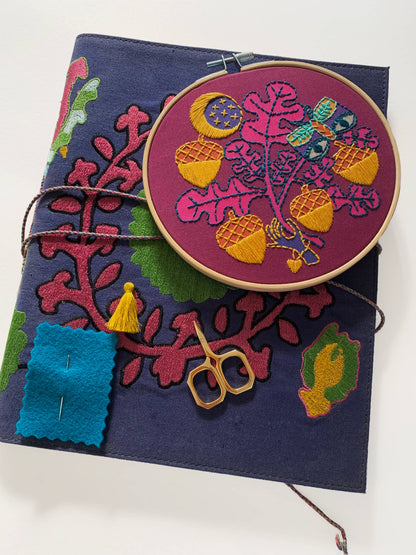 Acorns Embroidery Kit by Rikrack