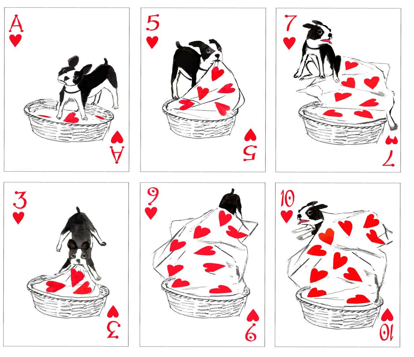 Pack of Dogs Playing Cards by Artiphany