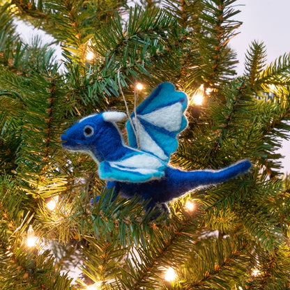 Dragon Holiday Ornaments by The Winding Road