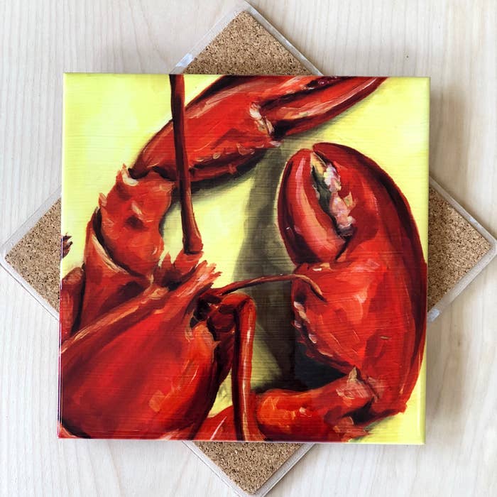 Lobster Trivet by Art by Alyssa - Maine Yarn & Fiber Supply
