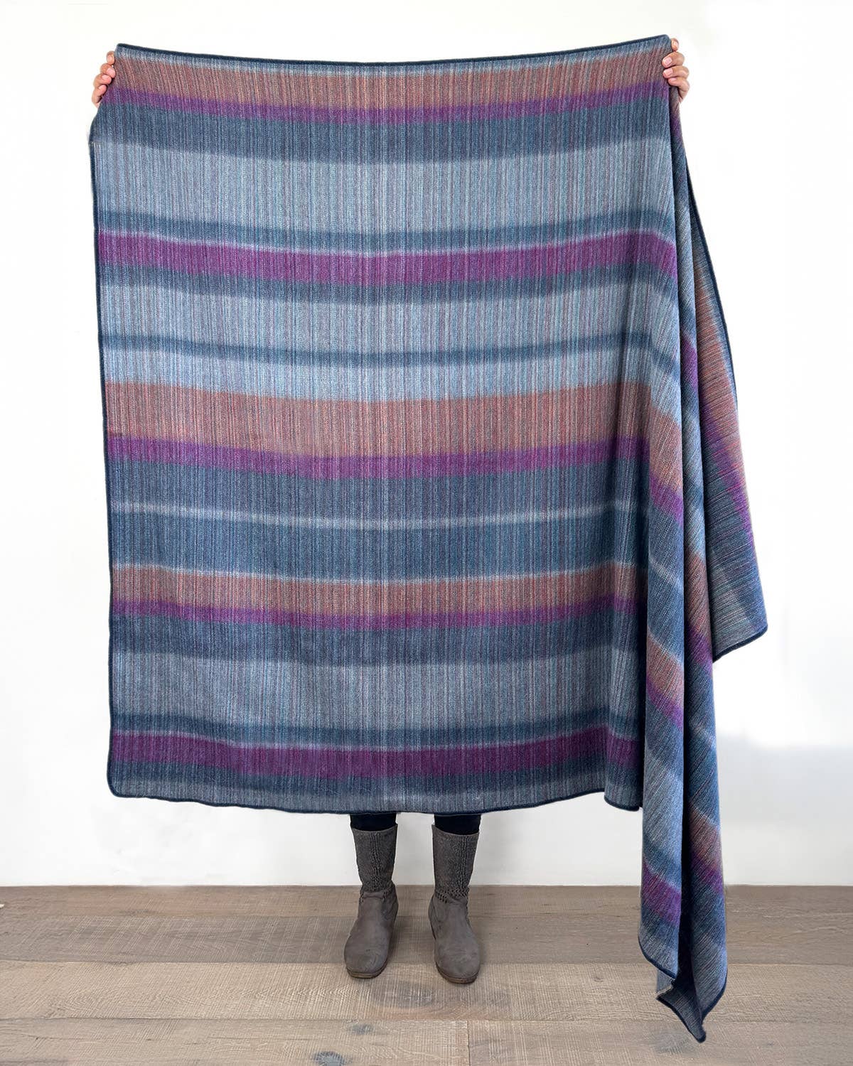 Alpaca Throw in Patchwork from Shupaca Alpaca