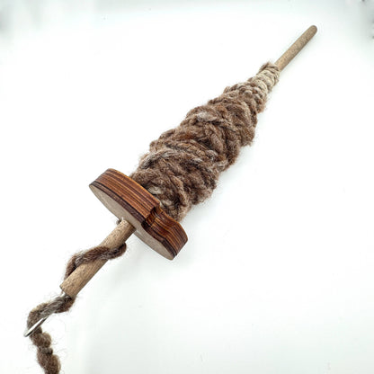 Top Whorl Drop Spindle in Baltic Birch by Art by Erica H & Rebel Stitchers - Maine Yarn & Fiber Supply