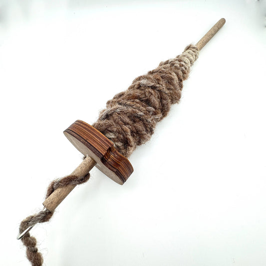 Top Whorl Drop Spindle in Baltic Birch by Art by Erica H & Rebel Stitchers - Maine Yarn & Fiber Supply