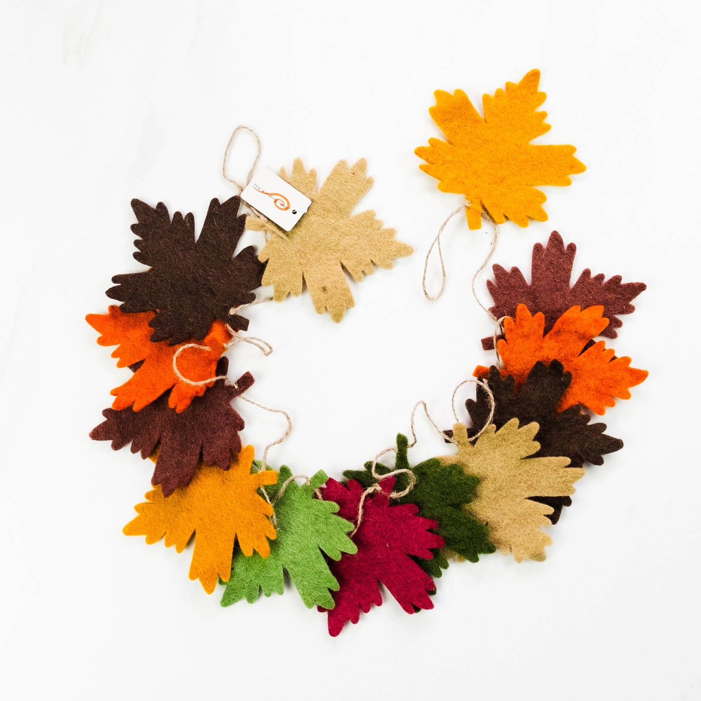 Autumn Leaf Felt Garlands by The Winding Road