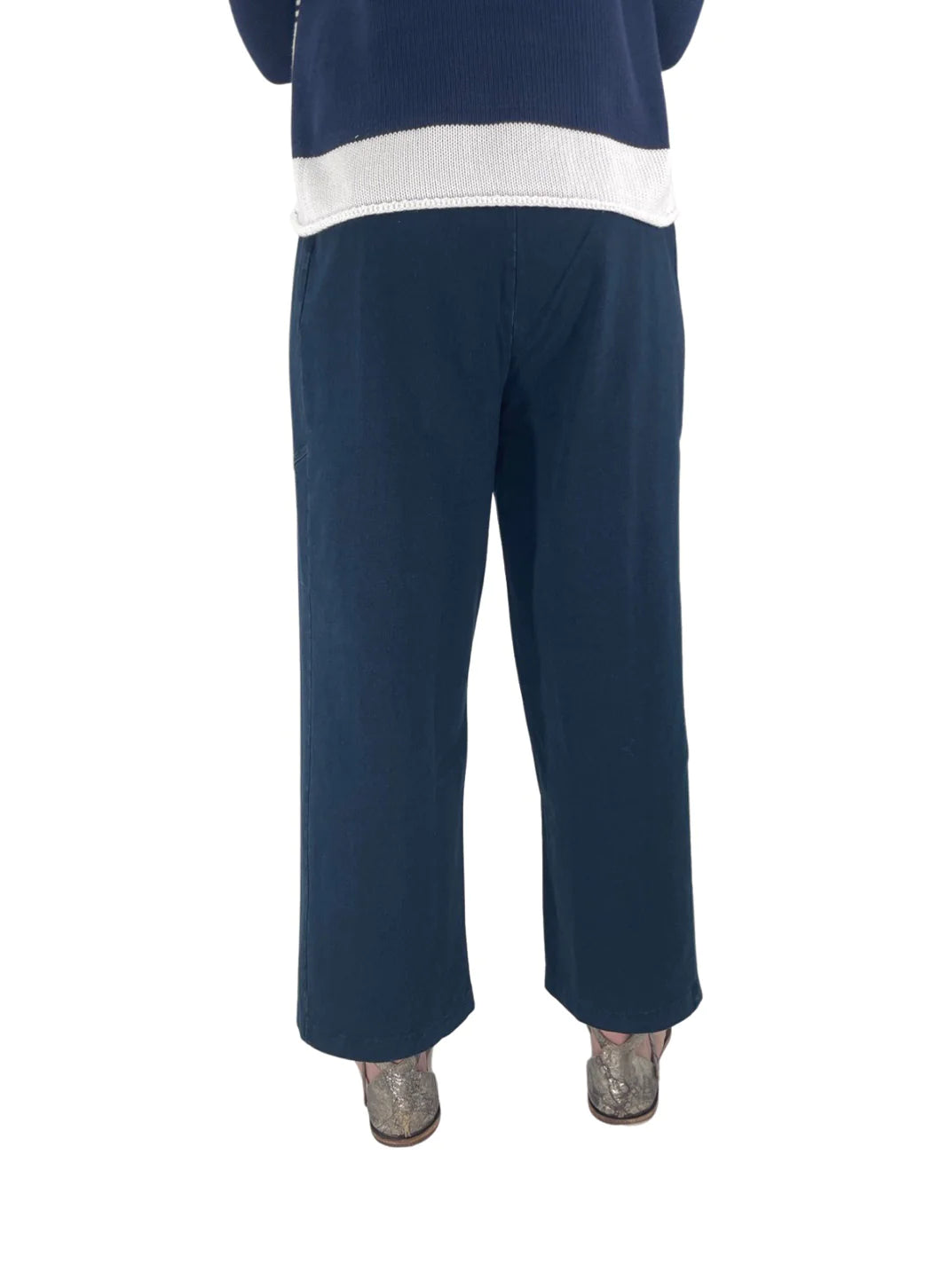 Spring Forward Apparel Sale! - Stone Washed Flood Pant in Denim by