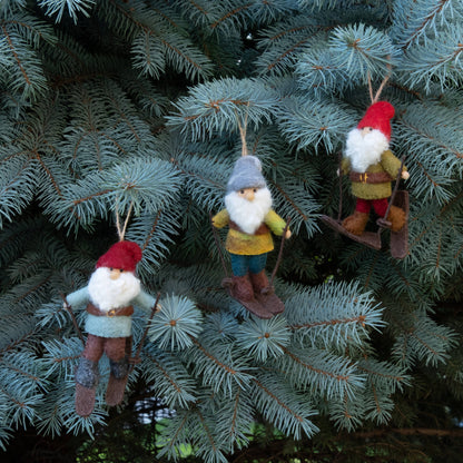 Assorted Gnome on Skis Ornament from The Winding Road