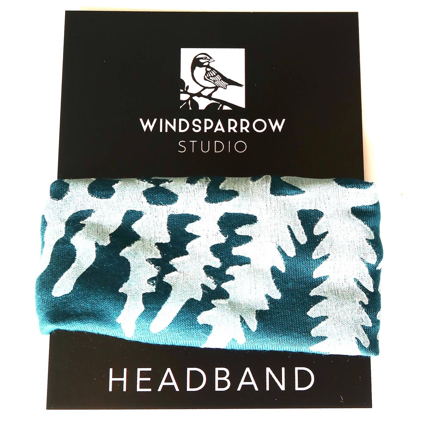 Colorful Botanical Headbands with White Ink by Windsparrow Studio - Maine Yarn & Fiber Supply