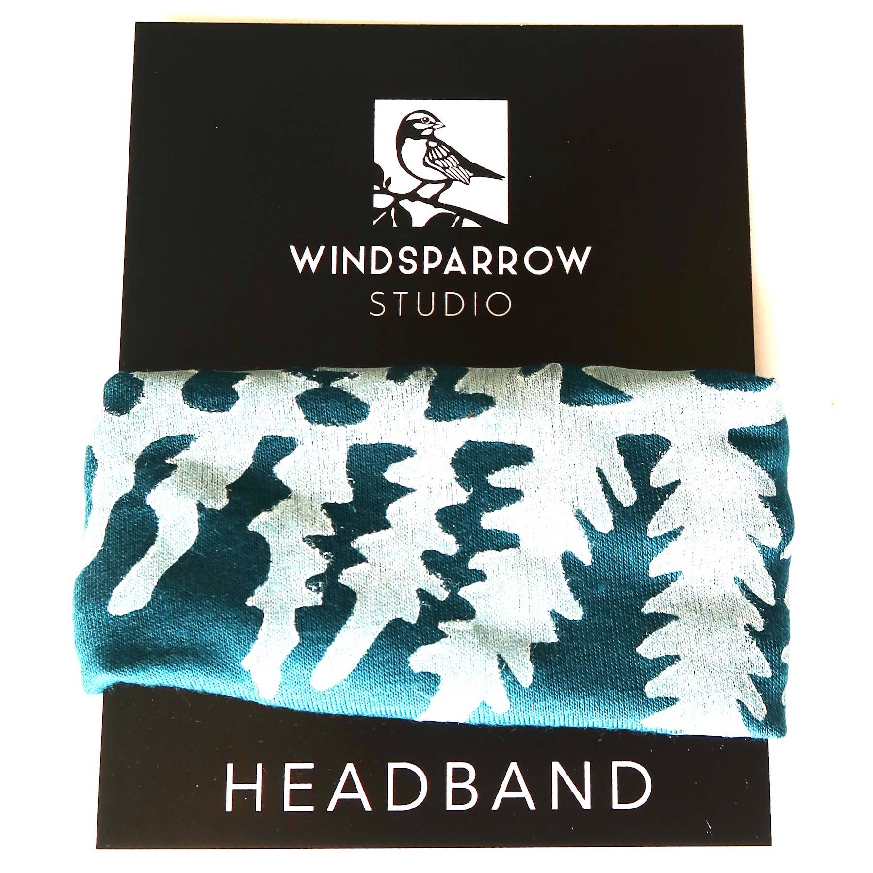 Colorful Botanical Headbands with White Ink by Windsparrow Studio - Maine Yarn & Fiber Supply