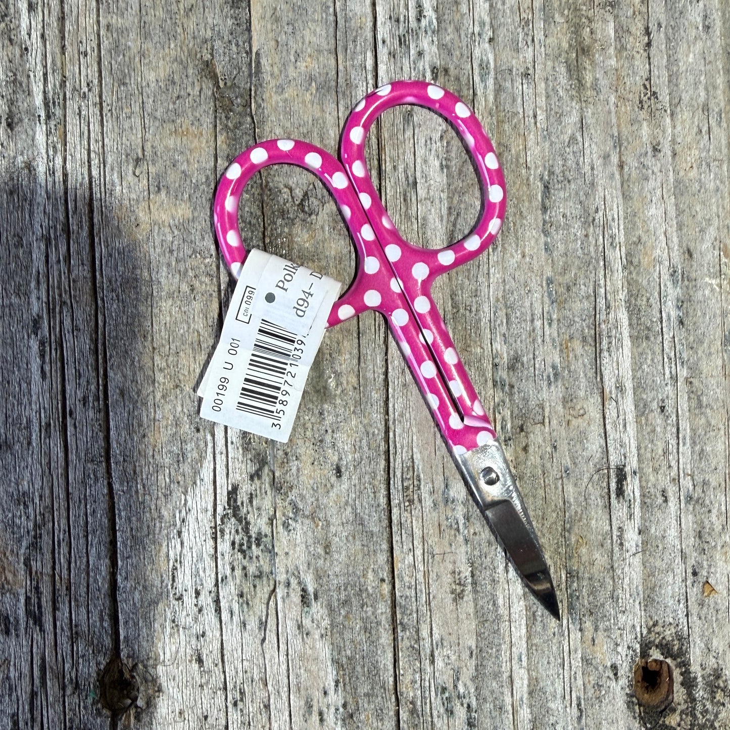 Polka Dot Scissors - Notions - Maine Yarn & Fiber Supply
