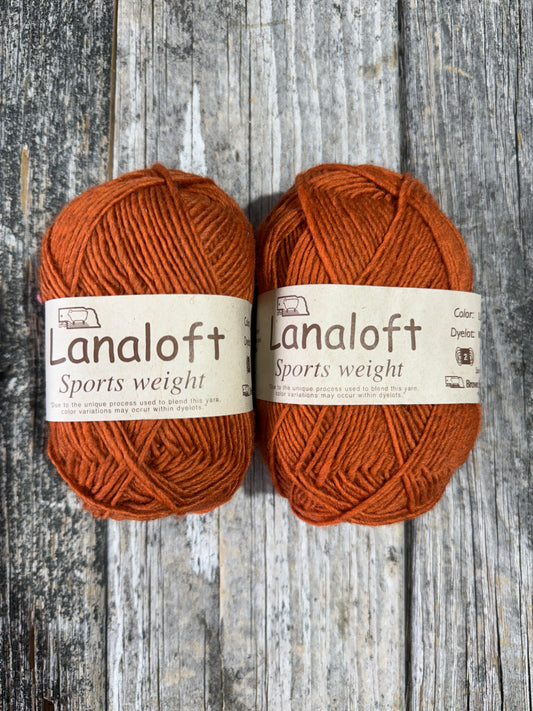 Lanaloft Sport: Pumpkin Spice by Brown Sheep Company