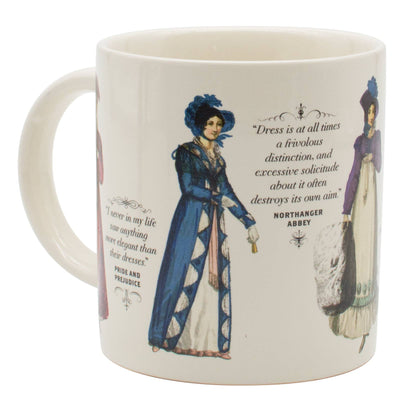 Jane Austen Regency Clothing Heat-Changing Mug from Unemployed Philosophers Guild
