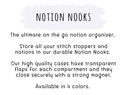 Notion Nooks On The Go Organizer from Fox & Pine Stitches