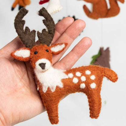 Felt Forest Creatures Baby Mobile by The Winding Road