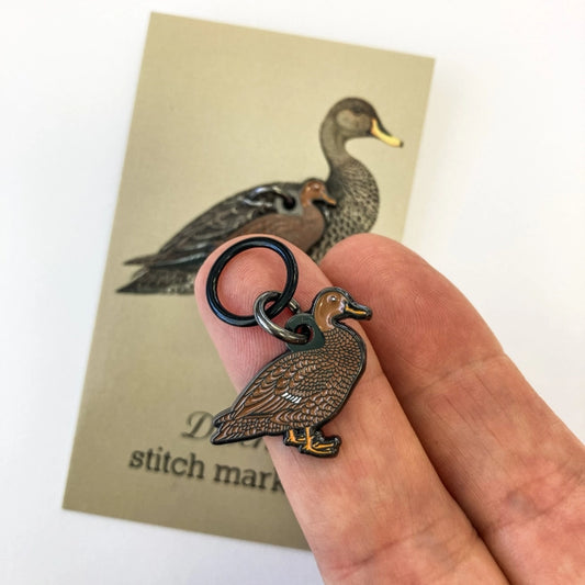 Duck Single Stitch Marker from Firefly Notes