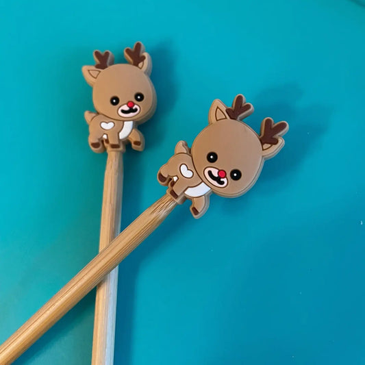 Baby Reindeer Stitch Stoppers from Comma Craft Co
