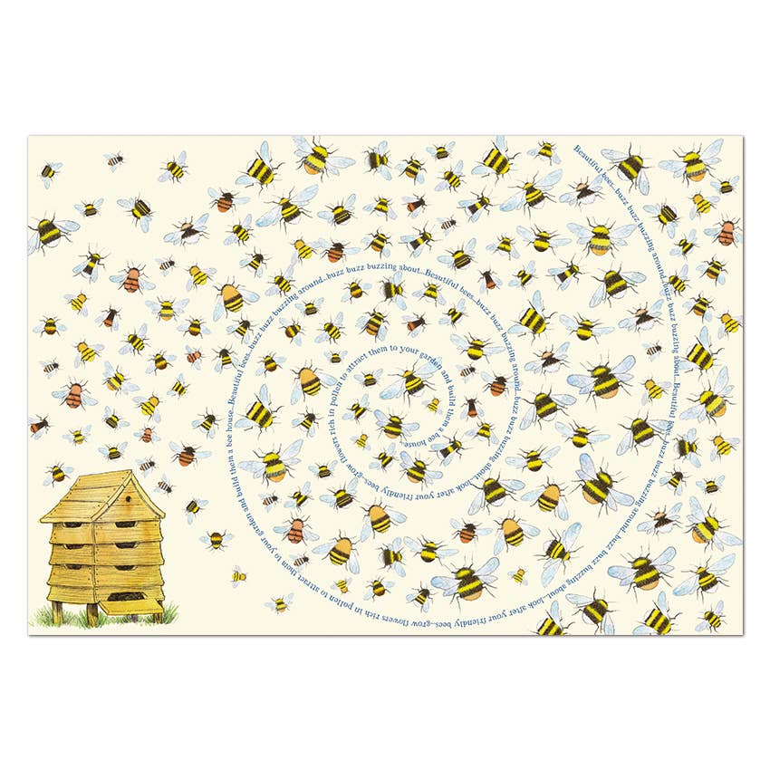 Bees 1000 Piece Boxed Jigsaw Puzzle from Emma Ball Ltd