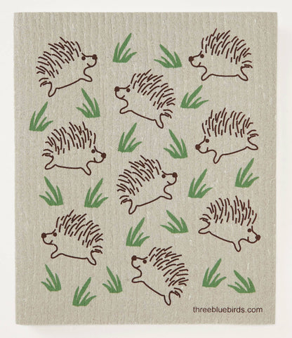 Handy Hedgehogs - Swedish Dishcloths by Three Blue Birds