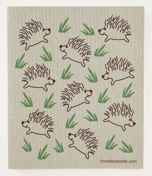 Handy Hedgehogs - Swedish Dishcloths by Three Blue Birds