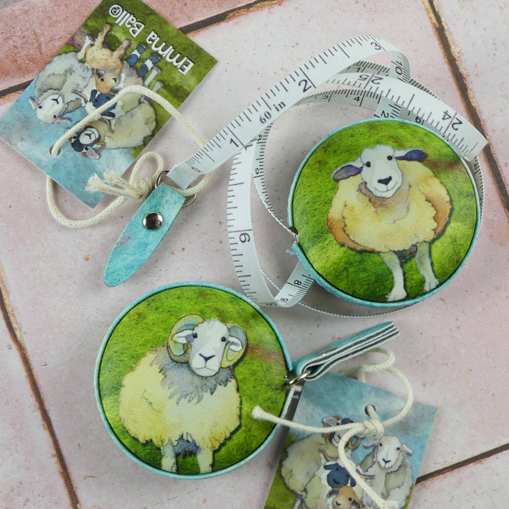 Felted Sheep Tape Measure from Emma Ball Ltd