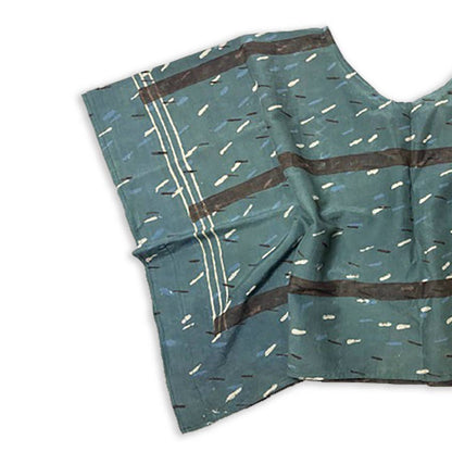 Confetti Block Printed Cotton Silk Croptop by Ichcha - Maine Yarn & Fiber Supply