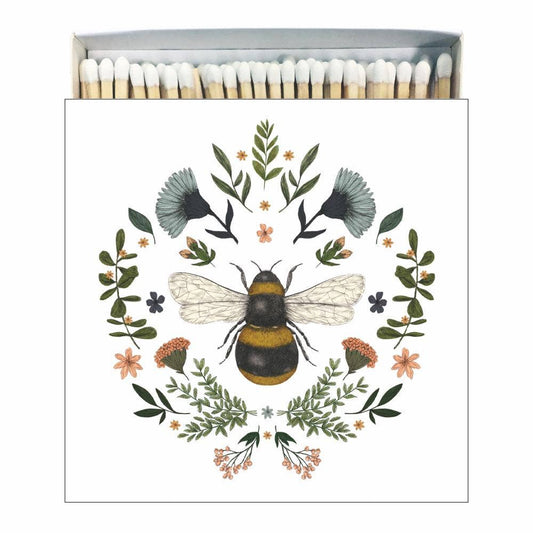 Secret Bee - Matches in Square Box from Paperproducts Design • Ambiente - Maine Yarn & Fiber Supply