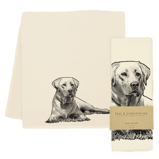 Yellow Lab #1 Tea Towel from Eric and Christopher