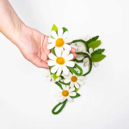 Felt Daisy Garland by The Winding Road